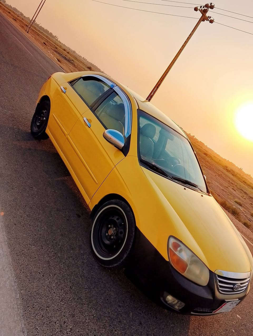 السلام عليكم سبكترا للبيع موديل 2008سيارة بدون ضرر ليبل واحد كير ومكينة كفالة وتبريد بيها منظومة غاز. المكان ديالى السعر 85وبيها مجال بسيط الاستفسار ***********
