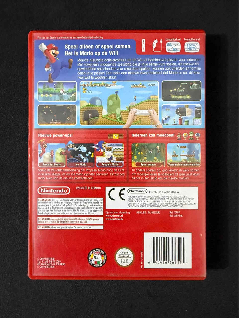 لعبة New Super Mario Bros جهاز Wii

نظافة القرص 90% نسخة PAL

كاملة مع المنوال

السعر 20 الف مع التوصيل 

للحجز والاستفسار مراسلة الصفحة 

رابط واتساب مباشر الي يريد يراسلني 👇

https://wa.me/message/ANGQMMLUZKO4C1 بغداد, العراق


**إذا كنت صاحب هذا الإعلان وتريد حذفه لأي سبب، رجاءا أرسل رسالة إلى الدعم الفني**