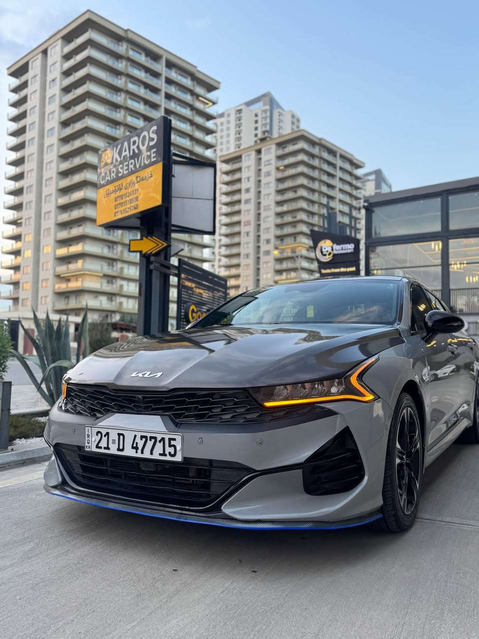 سلام عليكم
Kia k5 gt line 1.6 torbo
275hp
نضام الدفع امامي
موديل 2022

ماشيه 43 الف ميل

فول مواصفات 
بصمه تشغيل 
بصمه دخول بابين ذكيه صندوق ذكي 
بانوراما فتحتين 
رادار امامي 
كامره بالجامه تحديد المسار 
رادارات خلفيه نقاط عمياء 
اشاير بالمري وتدفئه بالمرايه 
6 عدسات اماميه 
لد نهاري برتقالي 🟠
بلوجكترات اماميه 
لد لخلفي مسطره 
ويل حجم 18 
شاشه كبيره تحكمات القياده من داخل الشاشه
كشنات جلد اسود 
كشنات كهرباء 
تدفئة كشنات 
تدفئة ستسرن 
ستيرن حرف D رياضي كاربون 
نفكيشن 
اوتو هولد 
سايد بريك دكمه 
شحن لاسلكي 
مع مخارج شحن جارج فاست تدعم ابل كار بلي واندرويد اوتو مع منافذ شحن خلفيه 
داخل احمربالكامل 

 ***********

السعر185$ وبيه مجال بسيط السليمانية, العراق
