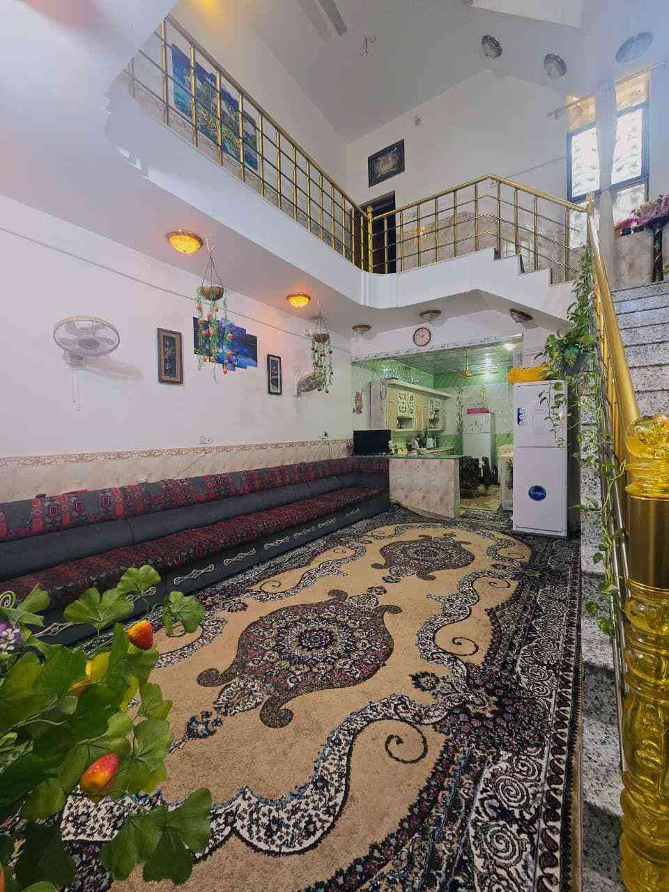 بيت البيع بحي الوفاء مساحه 100  طابقين ونص كونكريت مسلح بي 4 غرف نوم  بيت عملاق تصال او وتساب  او خاص *********** مكتب بركات ام بنين سعر 135
