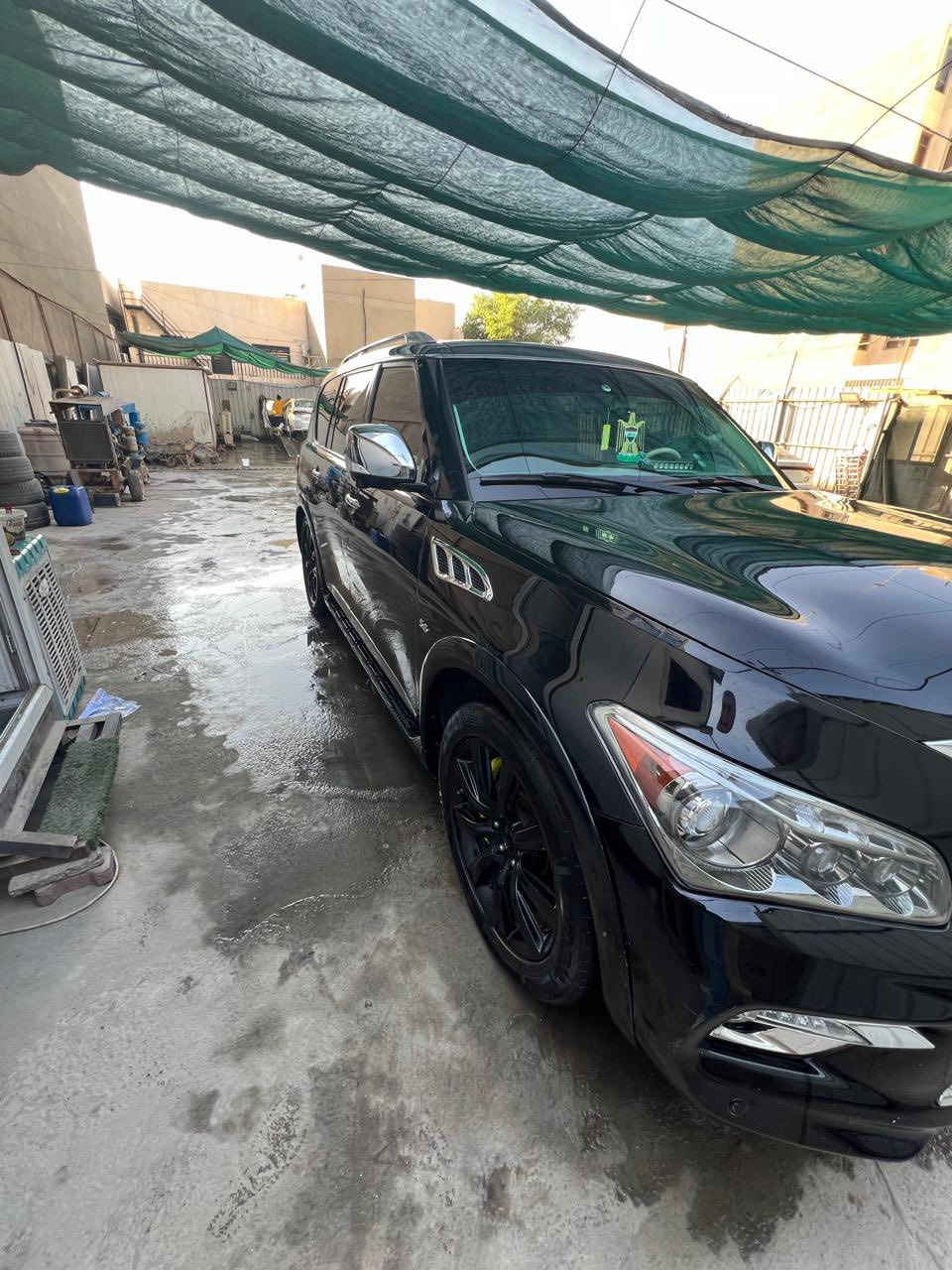 السلام عليكم
انفنتي QX80 موديل 2014  مكينة 5.6 
حادثها نص الجاملغ و شبر بالبنيد جهة السائق و طاكة بيها ايرباكات الصدر ثنين 
رقمها سليمانية 
ماشية 188000 الف كيلو
المكينة واحد يكول كايمة واحد يكول لــأ 
اني ابيع مكينة كايمة
(الفنجان مال الطاحونة انزرفً وكام يعبر بانزين للمحرك)
التضليل تريد اشيلة تريد لــأ بكيفك

السعر 130 بيها مجال 

مكان السيارة بغداد الدورة جمعية خير الله
للاستفسار 

***********

تحياتي
