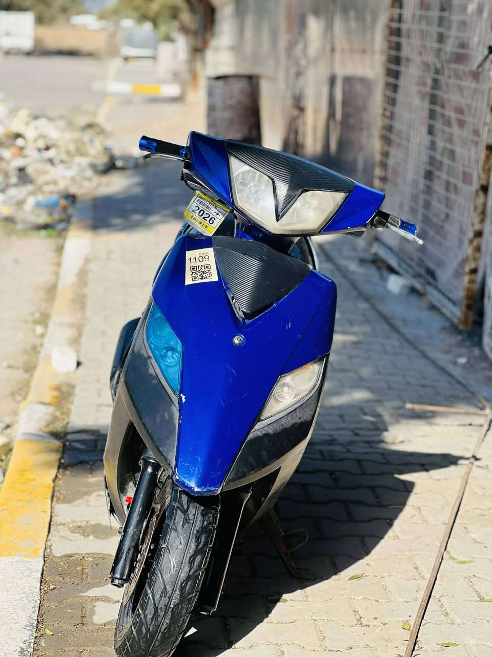 سلام عليكم دراجة للبيع دراجة نضيفة كفرات بلادية دراجة كلهة بلادية كهربايات شغالة كلة فول السعر 500او بيهة مجال الحسينية مال راشدية ***********
