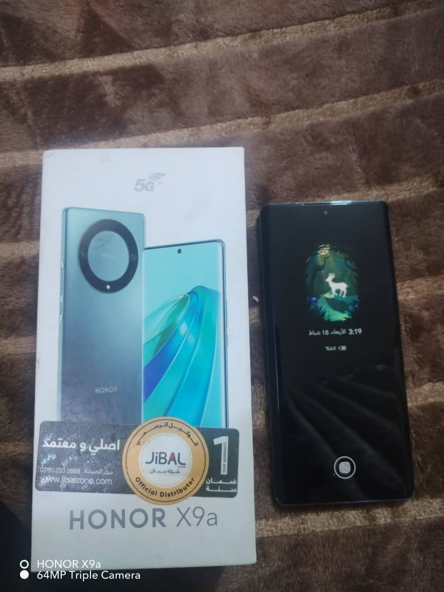 هونر x9a ذاكره 256 عشوائية 8 الجهاز كامل ملحقات وكارتونته بي شخوط بالضهر حيل متبين
سعره 130 وبي مجال بسيط *********** واتساب او اتصال
