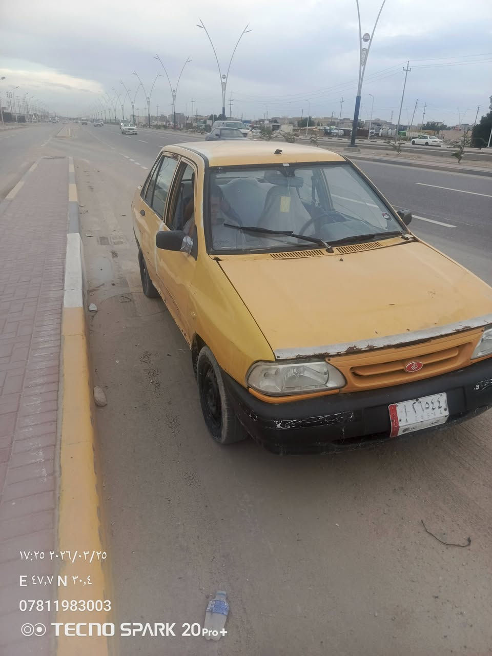 اسلام عليكم اخون سايبه 
موديل ٢٠٠٩
١ مكينه اوتاير اوباتري جديد 
٢ ابركنيت شراط جديد 
٣ كير كايم 
٤ الشراعي ما اندله السياره تشتغل اوتمشي 
السعر ٦ ورقات العنوان بصره الزبير 
رقم الهتف ***********
