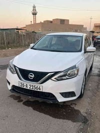 نيسان سنترا موديل 2019 وأرد أمريكي  حادثها جاملغ و بنيد بدون دواخل الس...