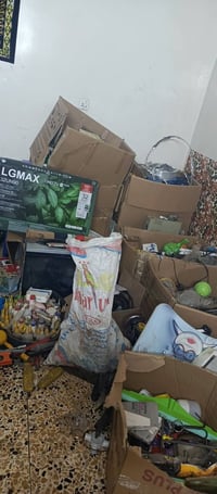 شلعة مواد انشائية مال تعزيلة محل بيهن جديد بالباكيت بيهن فتنكات غراض م...