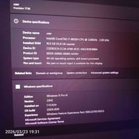 Dell Precision 7730 • i7-8850 • رام 16