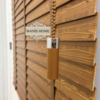 عندما تختلط الفخامة بالرقي، تأتي ستائر الجالوزي الخشبية الطبيعية من ون...