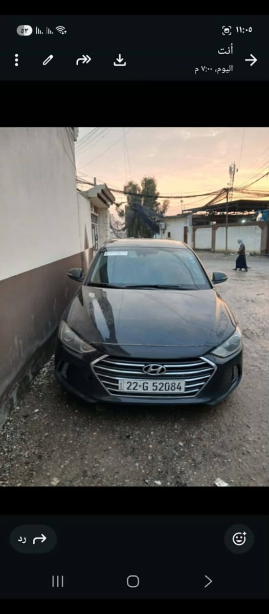 السلام عليكم النترا 2018 فول مواصفات فتحه سقف بصمه بيها قطعتين صبغ فقط مكينه وكير شرط السعر 117وبيها مجال مكاني موصل للتواصل ***********
