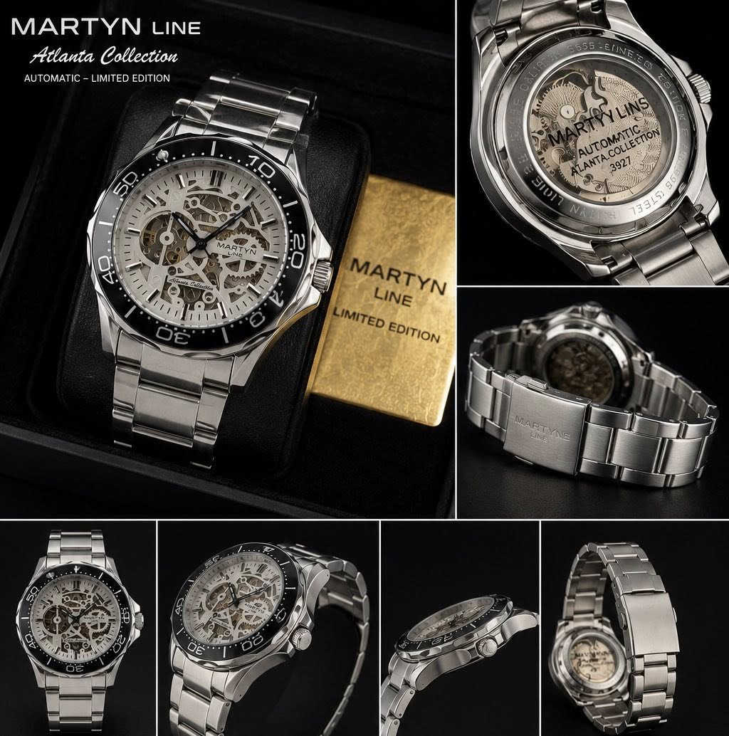 للبيع مجموعة ساعات MARTYN LINE أصلية بحالة ممتازة جدًا، جميعها جديدة وغير مستخدمة مع العلب الأصلية والتغليف، وجميع الوظائف تعمل بشكل طبيعي.

🔹 ساعة MARTYN LINE Atlanta Collection Automatic – Limited Edition (رقم الإصدار: 3927)
• حركة أوتوماتيكية (تعمل بحركة المعصم)
• تصميم Skeleton فاخر يظهر تفاصيل الحركة الداخلية
• علبة وبطاقة الضمان والإصدار المحدود

السعر: 170,000 دينار عراقي

🔹 ساعة MARTYN LINE Dual Time Chronograph – الإصدار الرياضي (الإطار الأخضر)
• عرض الوقت الرقمي والعقارب
• كرونوغراف ووظائف متعددة
• سوار ستانلس ستيل مع العلبة الأصلية

السعر: 70,000 دينار عراقي

🔹 ساعة MARTYN LINE Dual Time Chronograph – الإصدار الكلاسيكي (الواجهة البيضاء)
• عرض رقمي وعقارب
• كرونوغراف ووظائف متعددة
• جديدة مع العلبة الأصلية

السعر: 50,00  دينار عراقي

📍بغداد: .......
بيهم مجال


**إذا كنت صاحب هذا الإعلان وتريد حذفه لأي سبب، رجاءا أرسل رسالة إلى الدعم الفني**