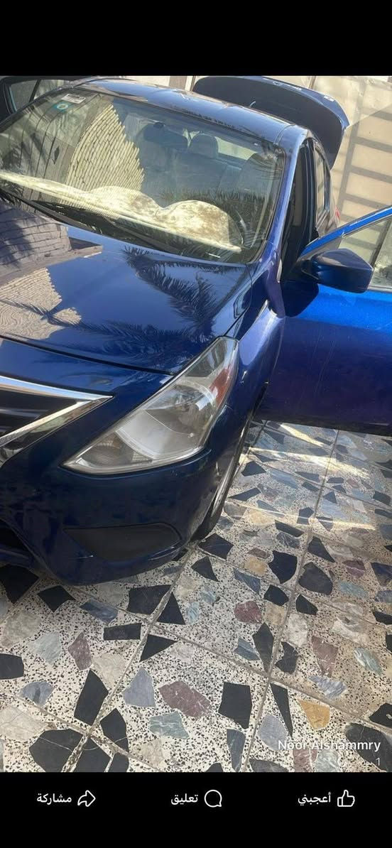 نيسان فيرسا 2019 للبيع بغداد بلديات سيارة مابيها اي نقص كير ومحرك ممفتوح منه برغي وكاله تبريد فول وموجود السونار جديد ماشية 99 الف  رقم *********** تحويل ثاني يوم  السعر 90 وبيهه مجال حك الجيه ممتواجد عل الفيس
