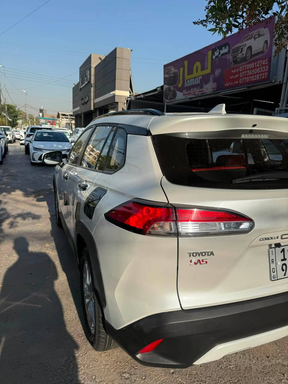 كورولا كروز
موديل : 2025

الممشى : 6000

الضرر : مكفولة فقط ملاحظة  خفيفة.                                  

فووول مواصفات واحد على واحد

السعر : 28 ونص وبيه مجال.                                                       عنوان السيارة بغداد الكريعات 

للتواصل :

سجاد : ***********
