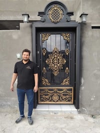 حداد مبدع • نقش باب • النجف الحرفيين