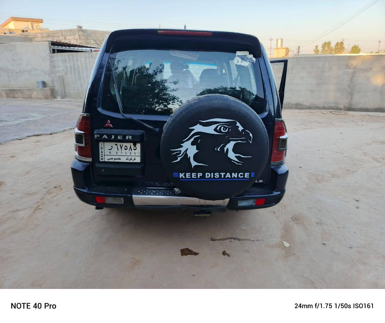 السلام عليكم سياره باجيرو
مديل 2002
رقم كركوك الماني 
سنويه عضم منتهيه صار سنتين 
بيها قطعتين صبغ بدون داخل 
والباقي على البلاد 
شرط التحويل فقط 
صاحبها يريد يحول
صدر وحداديه فول 
محرك وكير جديد كهربائياتها كلها شغاله 
الكير مكانيك فقط شرط والوتماتي خلل كهربائي 
انطي شرط 
السعر67ورقه 
ويرهم امراوس 
ابكامري 2007 /2008
العنوان الشرقاط 
***********
***********
