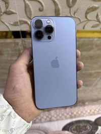 للبيع ايفون 13 برو ماكس بطارية ٨٦ مبدل شاشه فول ٣ خيارات وكامره صوت نت...