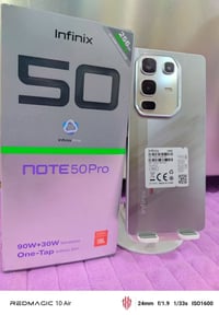 انفنكس نوت 50 برو • ٢٥٦/١٢ • مستعمل ٤ ايام