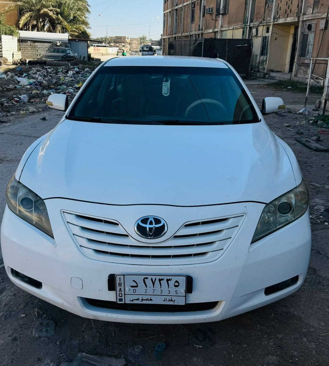 كامري 2007
وارد امريكي سياره على أيدي من 2008
ضرر جاملغ 
رقم بغداد 
العنوان بغداد اليوسفيه 
السعر 95
***********
