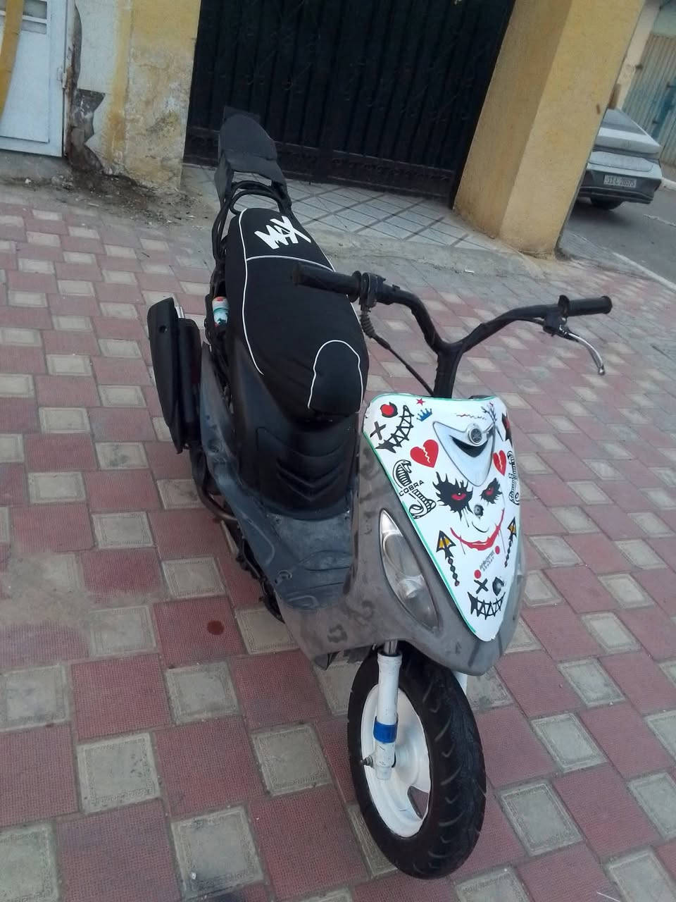 السلام عليكم دراجه ماكس منغولي للبيع الدراجه حلوه الله شاهد شلعته حلوه ب425وبيه مجال  للشراي مكاني كربلاء الحولي 100رقمي ***********
