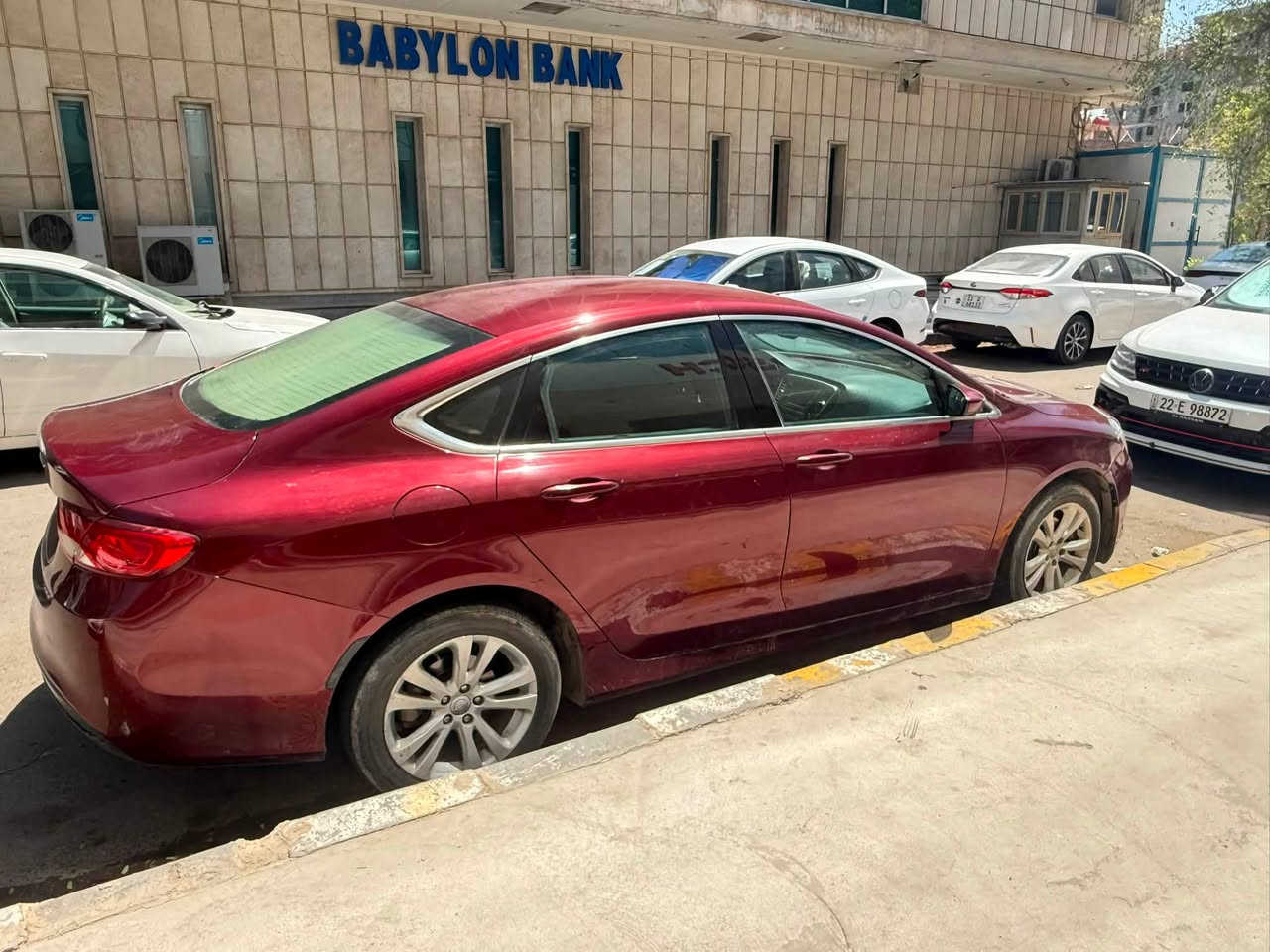 للبيع كرايسلر c200 موديل 16 مكينه 2400  4سلندر
تحويل مباشر السياره ب اسمي حادثها من امريكا جاملغ ايسر ودعاميه إماميه بس 

جاهزه للأخير كير ومكينه وشاصي ولغود مكفولات من كلشي تخم تاير امامي وخلفي شادلها جدد السياره كامله
رقم سليمانيه الانكليزي الجديد دولي
تبريد وتدفئه 
كامره خلفيه  
تشغيل بصمه 
كير ماوس 
كير9نمر
هواي مواصفات بعد بيها
 السعر 97 وبيها مجال مكاني بابل الحله مركز الشراي يتصل 
*********** بي واتساب
