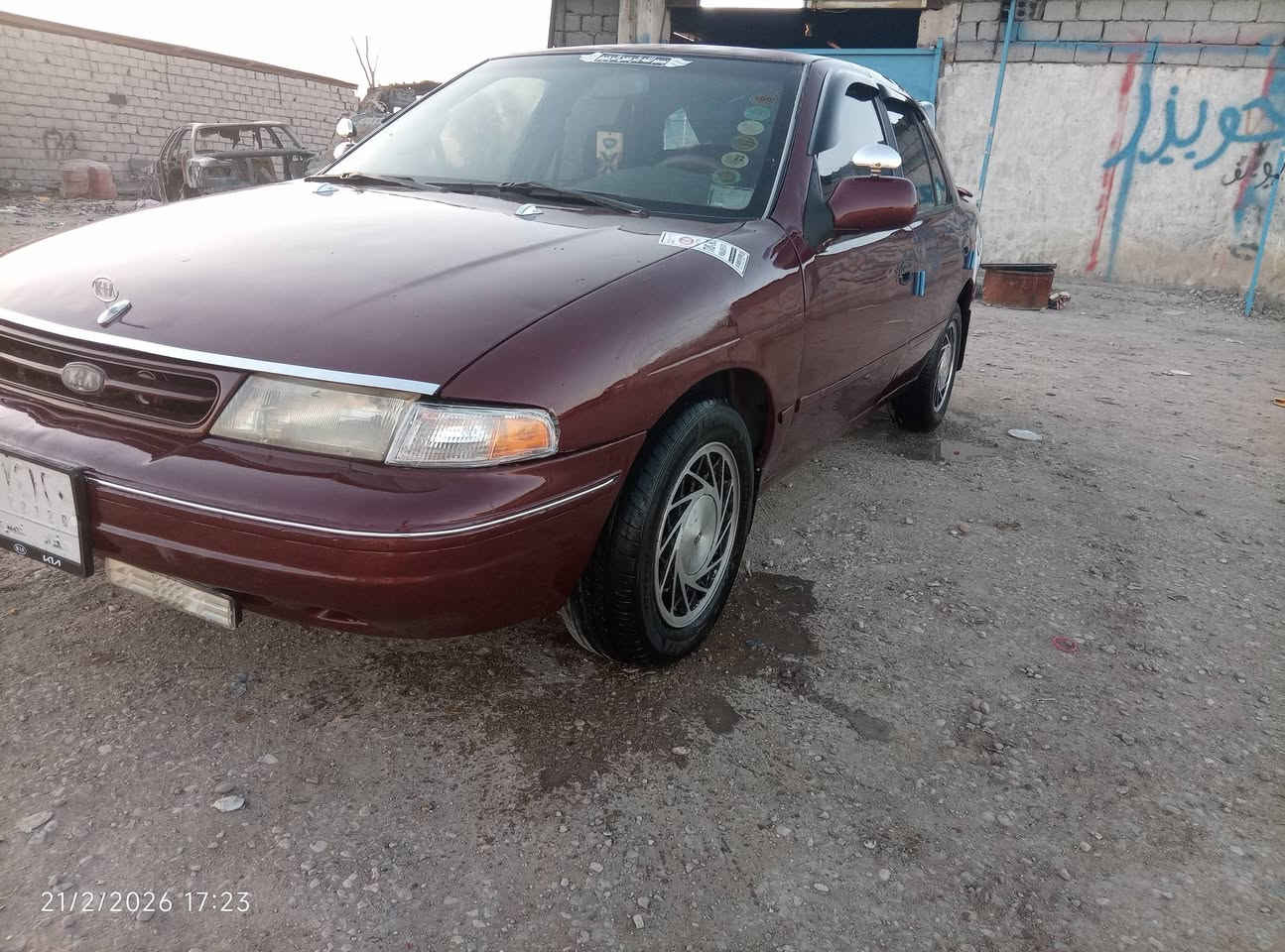 للبيع كيا سيفا موديل 1994رقم بغداد مشروع وطني سنويه 2028كير عادي مكينه مفتوح جاهزه سياره من كل نقص كهربائيات حداديه صبغ لجماليه مكفوله من ظربه وكص سعر 35بيه مجال ***********عنوان بابل ناحيه الشوملي
