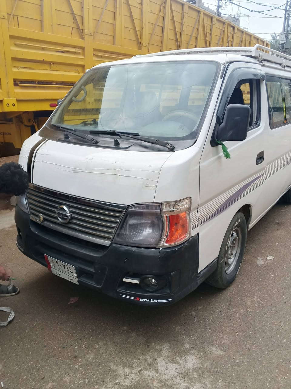 السلام عليكم نيسان اورفان للبيع مكينه كاز مسكر موديل 2007 كير مكينه جدا تحويل ثاني يوم رقم بغداد السعر 95 وبيه مجال قليل مكلف بالنشر فقط الانتصال ***********
