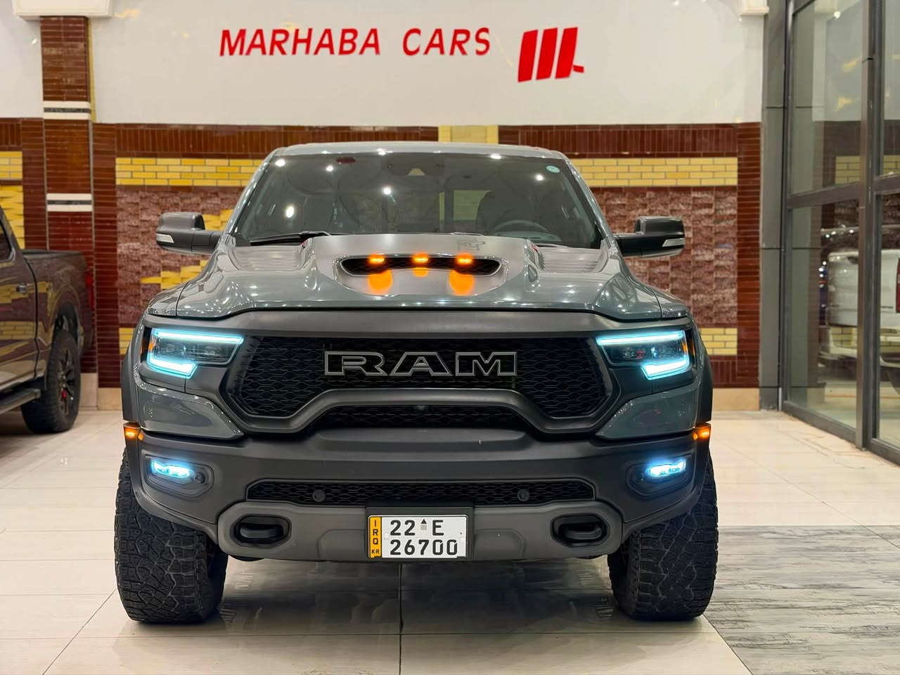 MARHABA CARS ERBIL
——————————
BRAND : RAM 1500
CLASS : TRX 702 HP SUPERCHARGED
ENGINE : V8 - 6.2L - 4x4
STATUE : CLEAN TITLE كلين تايتل
YEAR : 2021
PRICE : $$
COUNTER : 59,000 MILE
IMPORTING : وارد كندى
ADRESS : Erbil , أربيل شارع ١٠٠م صف دائرة گمرگ
FOR IFORMATION CALL US :
MARHABA CARS 
 📞 : ***********
