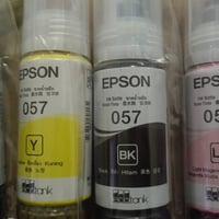 حبر طابعة ايبسون الاصلي 057 متوفر مفرد وجمله 07708473718