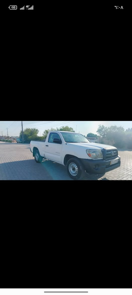 السلام عليكم تويوتا بيكم 2008 رقم اربيل جديد محرك 2700 بازين كير اتوماتيك بيه صبغ مكانات بدون دواخل جاهزه الشغل سعر 95 مكان بغداد *********** حي خضراء شراي يتصل
