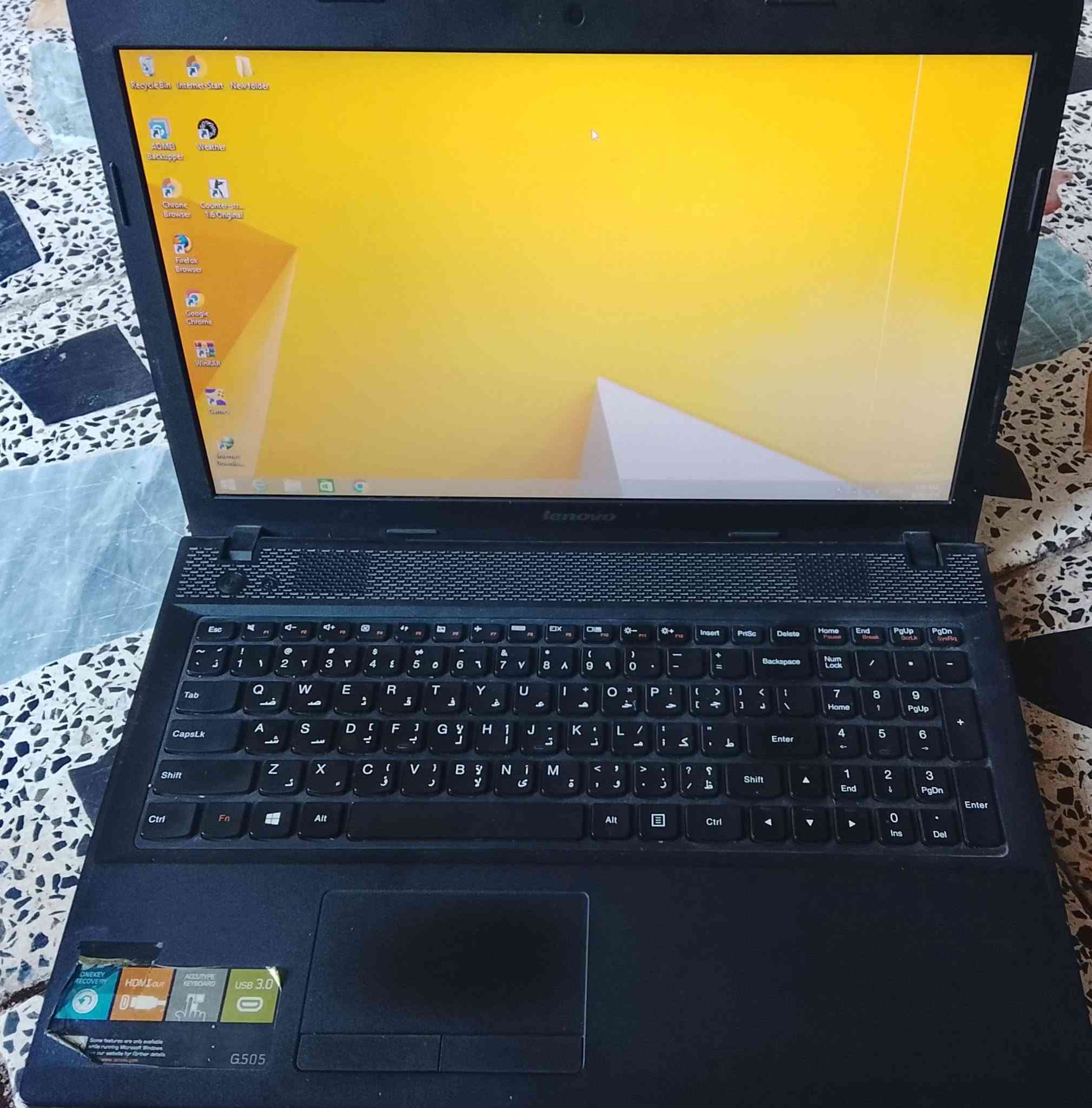 حاسبة لينوفو  Lenovo G505 للبيع رام 4 ذاكرة 500 شغالة بطاريتها شغالة السعر 125 الف وبيها مجال
ملاحظه بيها خط خفيف بل شاشة مابين 
مكاني بغداد بياع حي الاعلام رقمي واتساب ***********
حاسبة لينوفو  Lenovo G505 للبيع رام 4 ذاكرة 500 شغالة بطاريتها شغالة السعر 125 الف وبيها مجال
