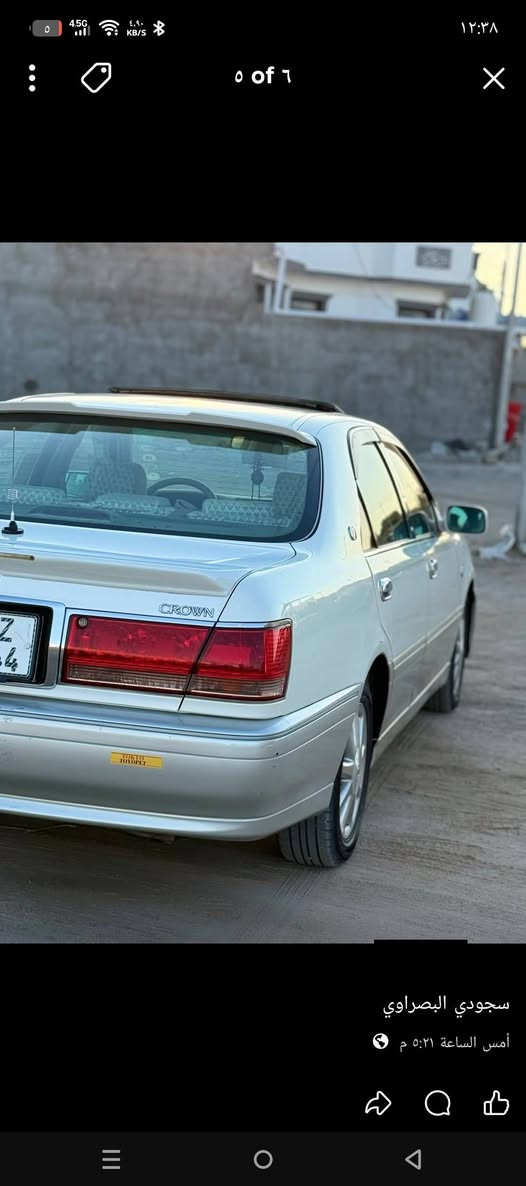 جنون ملكه كراون للبيع
موديل 2002 سياره فول مواصفات دكمتين
سياره فتحه برده خلفيه مرايات أم الاشاير سياره جديده 
على آخر حبايه ما إذب  عليه ربع سياره جاهزه 
رقم بصره دولي قرار 48 
مكان سياره بصره خور الزبير 
السعر : 150 وفيها مجال بسيط 
رقم الهاتف :***********
