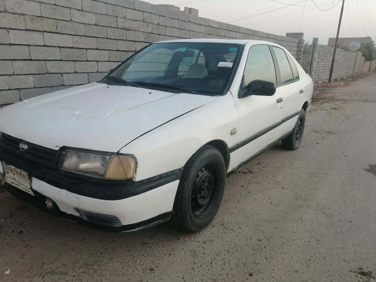 سلام عليكم نيسان 20موديل90رقم الماني مشروع وطني كير شرط ومحرك بي تبخير  السنوية صاقطه ب2020 تايرات فوك النص عمر ترايك لبصره السياره شوف العين نضيفه وجديده السعر26ورقه استفسار ‭٠٧٨٢ ٤٨٠ ٠٢٦٥‬
