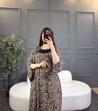 فستان نسائي • كلوشة • فري سايز ٨٥ كيلو