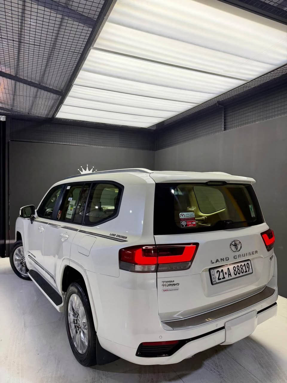 ‏  TOYOTA Land cruiser 2023 Twin Turbo plus
‏31,000 KM📦
🔻ارخص سعر بكل العراق
(توین توربوو)  GX.R پلە س
   کامل ppf
           
سعر 688$

‏‎سنة الصنع:    2023
‏‎ضمان شركة جيهـان
كل غراض بلادي موجود
٥ كاميرا 
ماشييه  34 الف  كم 
‏‎المواصفات :
- محرك 6 سلندر 3.5L توربوو
‏‎- فتحة سقف ( سلايد ) 
-٣ شاشات 
- شاشات ترفيه خلفية
‏‎- مقاعد جلد 
‏‎- مقاعد كهربائية 
- مقاعد امامية تبريد 
- ⁠تبريد وتدفئة امامي خلفي 
‏‎- بصمة الابواب 
‏‎- صندوق كهربائي
‏‎- مصابيح LED و زينون
-7 راكب 
-شحن واير ليس 
-حساس امامي خلفي 
‏‎- حجم العجلات 20 inch 
مكفول كفاله عام كلشي مابيها بل باكيت

مكفولة كفالة عامة من الدعامية إلى الدعامية  
‏‎ بدون صبخ .بدون بارد  ،بدون رصعات ،بدون حتى شخط
‏‎دعاميات هم بدون صبغ ،رمل مابي ،لحية بدون صبخ ..بقية كلها بشرط

محرك كير بشرط مامفتوح
‏‎سيارة حيل نظيفة كلشي عل بلاد لوك
‏‎سنوية زنكة كلشي جديد مدفوع لـ2029
‏‎باسمي السنوية بشرط تحويل و خرامة 
‏‎سيارة مابيـها دينار مصرف كامل من كل نواحي
رقم شيمالي 

نفسي يوم /تحويل و وكالة حاظر 
مكانك /داخل سليماني

- ⁠[hidden information]📞0770 600 0330 السليمانية, العراق
