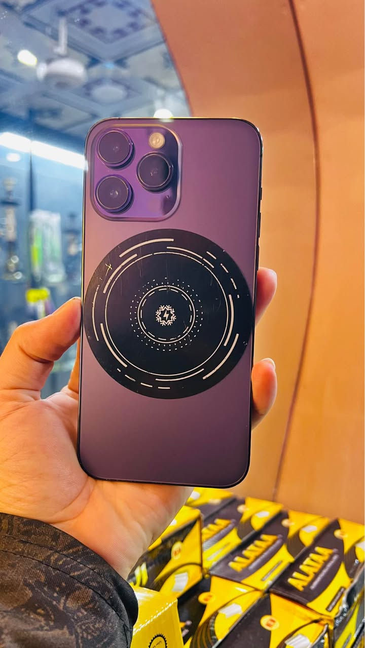 ايفون 14 برو ماكس للون بنفسجي ذاكره 256 امريكي مبدل بطاريه فقط كارتون مطابق نموذج m نضافه 98 بي فقط فطر بالكلاس خفيف مماثر على اي شي لمسه شغال كلشي مابي غير الفطر  سعره 500وبي مجال 
مكاني كربلاء حي العامل 
رقمي *********** كربلاء, العراق
