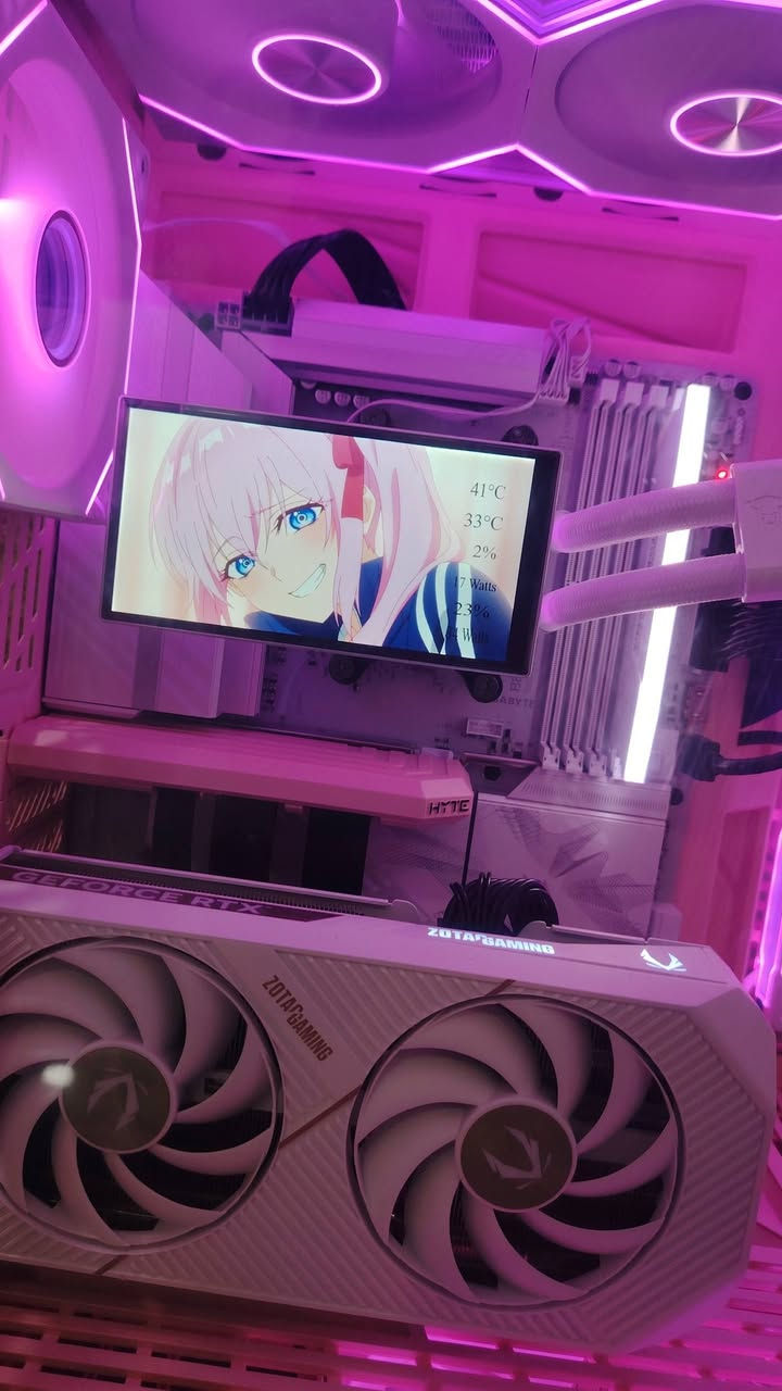 تجميعة مستعمل اقل شهر داخل ضمان السعر 2,550,000
CPU AMD R7 9800X3D 

 GPU RTX 5070 zotac with OC

 M.B B860 AORUS ELAIT WIFI 7 ICE 

RAM 16GB 6400HZ CORSAIR VENGEANCE RGB W Z36 XMP & EXPO

 POWER 750W ASUS PRIME WITH

M.2 LEXAR 512GB GEN4 7400hz

COOLER Jungle Leopard Proflow PF360 ARGB Liquid Cooler – White

CASE HYTE Y70 AXT DUAL CHAMBER STRAWBERRY MILK MID-TOWER

FAN CASE XIGMATEK INFINITY G20A TRIPLE FAN 120MMW WHITE X3

FAN CASE XIGMATEK INFINITY G20A TRIPLE FAN 120MMW WHITE X3

Windows 11 Pro Original Key

مكاني ناصرية رقمي *********** 
توصيل موجود
