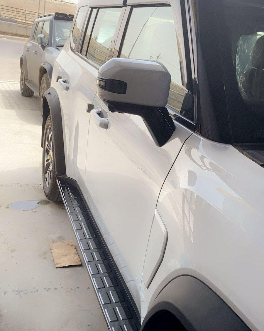 وحش جديد طلع من عدنا! 🔥🛞
​تجهيز كامل وبلمسات خلت الفرق واضح:
​داير السيارة: انطاها ضخامة وهيبة "أوف رود".
​الدواسات: ترتيب وحماية وسهولة بالصعود.
​حواجب المطر: لمسة أنيقة وعملية كلش.
​السيارة تحولت 180 درجة.. ترتيبنا بالمليم وبالعافية على صاحبها! ✅
متوفر توصيل لجميع المحافظات
📍 كركوك – شارع المطار – قرب سيطرة حزيران القديم
📞 ***********

📍 بغداد – شارع فلسطين – شارع طارق
📞 ***********
