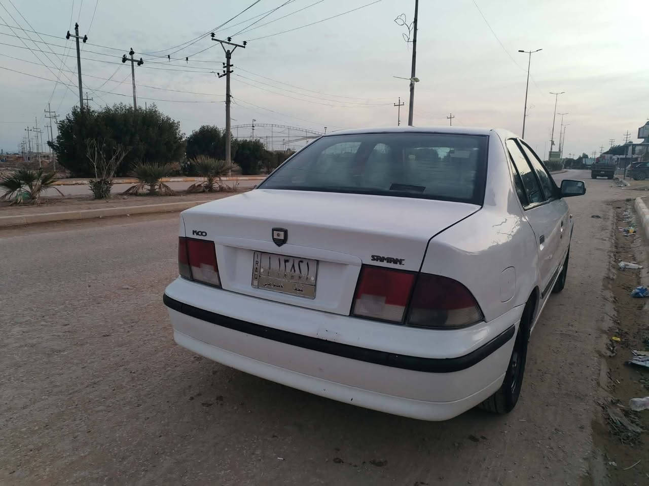 السلام عليكم
سمند موديل 12 
لون ابيض رقم نجف 
سياره جاهزه وحلوه كير ومكينه جدد 
السعر 46 وبيها مجال 
للاستفسار ***********
