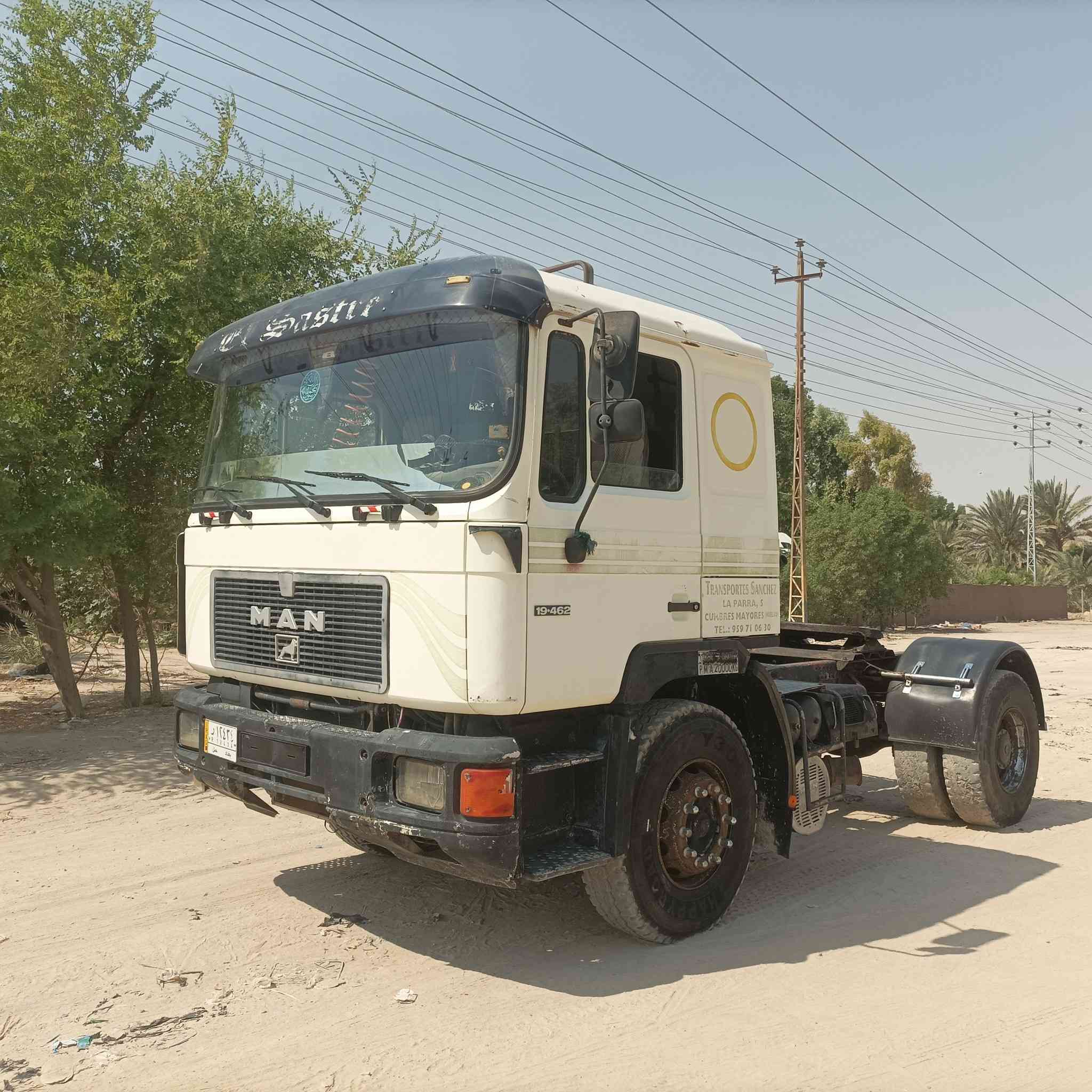 للبيع مان رأس قاطره فقط3لوحات بغداد محرك 10دبل تربو جديد كير 160اكسن اكتروز ربطه البي سياره جديده سنويه نهايته 26سعره 85قفل. مكان النجف  ***********
