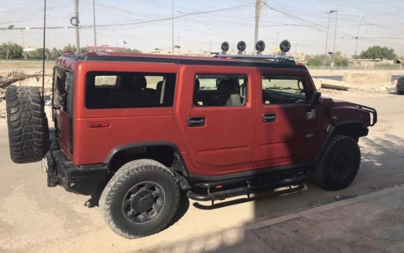 همر H2 موديل 2008 لون مميز رقم بغداد محرك وكير جمسي بلادي لوك السعر 190 ورقه قفل 
بغداد ***********
