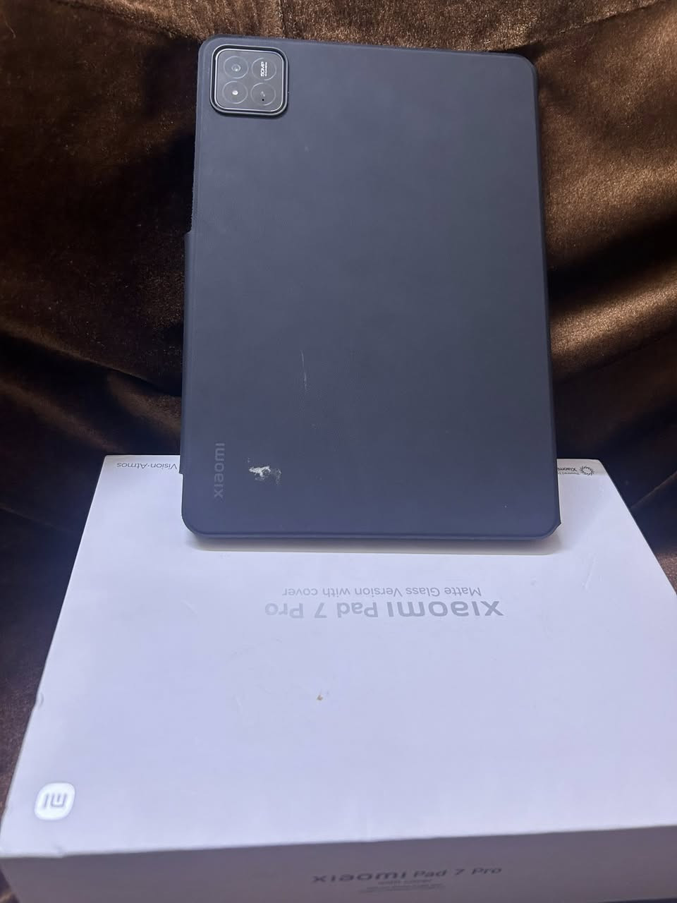 السلام عليكم ايباد شاومي باد 7 برو 
ركز برو مو عادي ذاكره 512 بطاريه 100‎%‎ استخدام قليل  السعر 540 وبي مجال ملحقاته كامله كارتون شاحن كفر اصلي لاصق شاشه اصلي مكاني بغداد تقاطع درويش للاستفسار ***********
