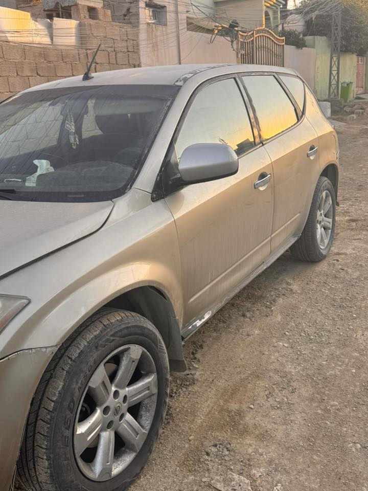 مورانو ٢٠٠٧
٦ سلندر 
رقم بغداد 
تحويل ثاني يوم باسمي 
كير ومحرك ماشاء الله 
للتواصل واتس اب *********** 
السعر ٦٥ ورقة 
المكان الأنبار هيت
