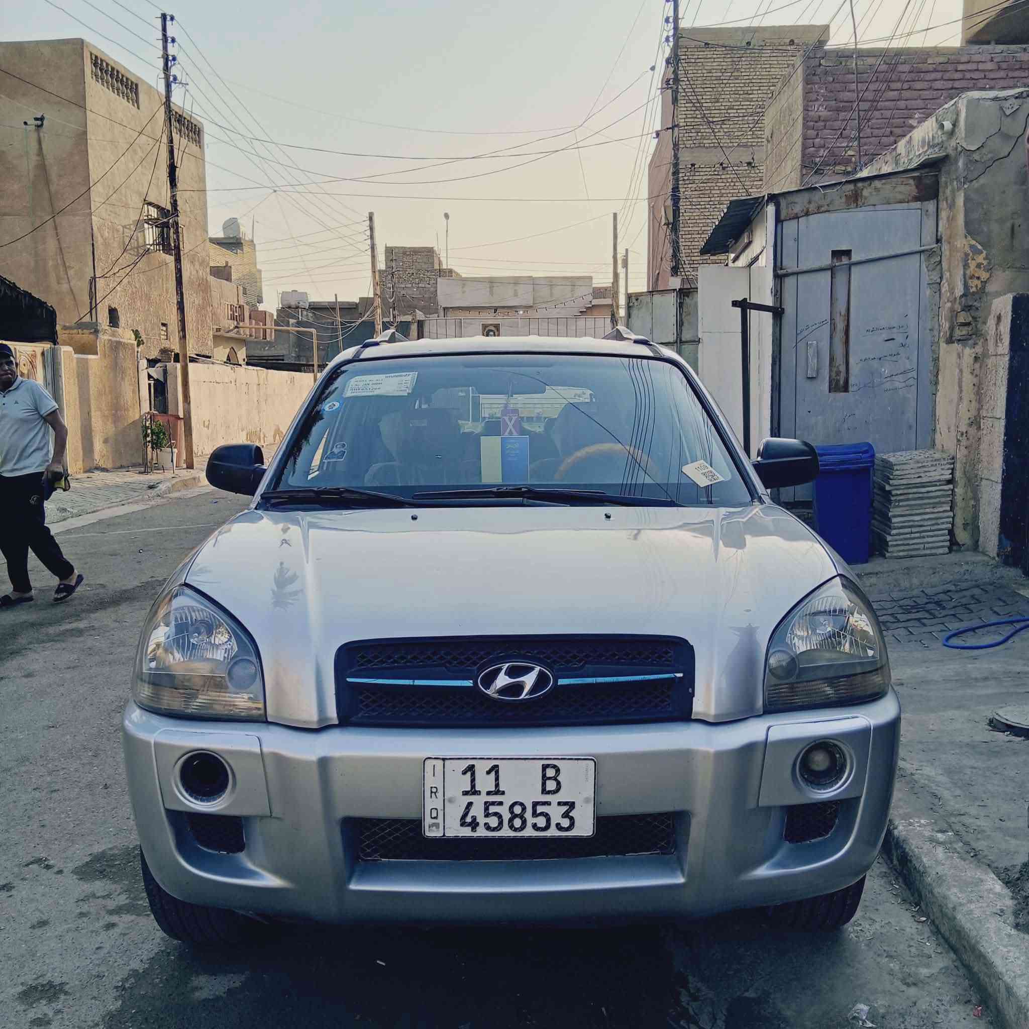 السلام عليكم توسان 2007 مصبوغ احزان جماليه جير متينه تبريد مقفولات مكان السياره بغداد الحسينية ***********  السعر 85
