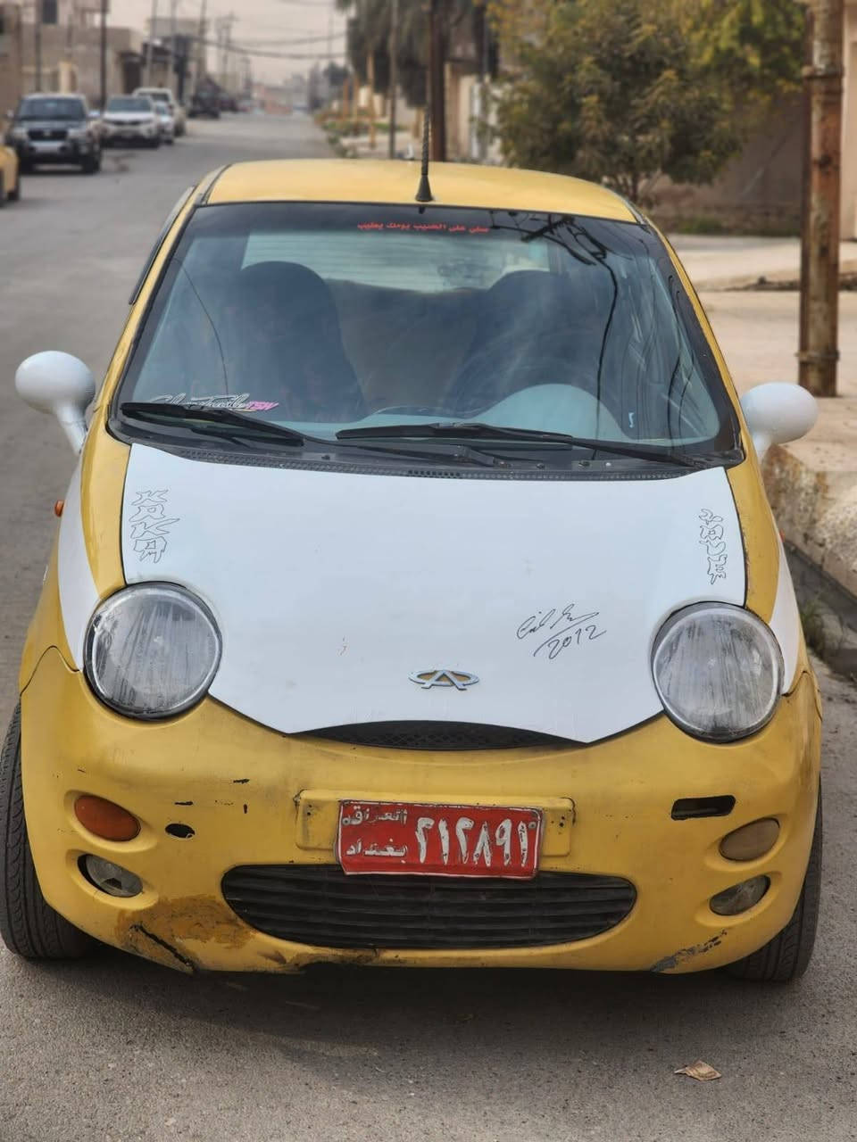 QQ كوكو 2012
مكينة گير شرط
تبريد تدفئة شغال
غرفتها حيل نضيفة
طخم و درايم شفتات جديد و تواير فوگ النص
كهربائيات فول شغال
سنوية ساقطة 2024 شهر 8
سيارة گاعدة ما بيها حادث 
هيئة و غرامات صفر
سيارة جاهزة من كلشي ما يعوزها شي
شرط الوكالة و التحويل
السعر 24$
وبيك خير خابر وتدلل
***********
*********** موصل, نينوى
