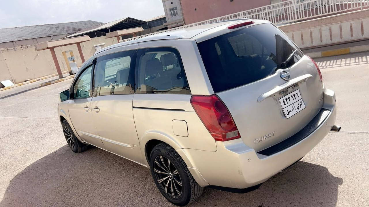 نيسان كويست 2004 شكل 2007 كير ومحرك اصلي سته بستم محرك 3500 سبعة راكب عائلية مال جناي  تبريد لايعمل دشبول لايعمل مرحبا سعر 55 بي مجال
رقم اربيل..... 

تليفون واتس *********** أربيل, العراق
