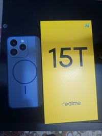 ريلمي 15T ذاكرة 256 جهاز جديد بكارتون  مستخدم سبوع فقط  بطاريتة 6650  ...