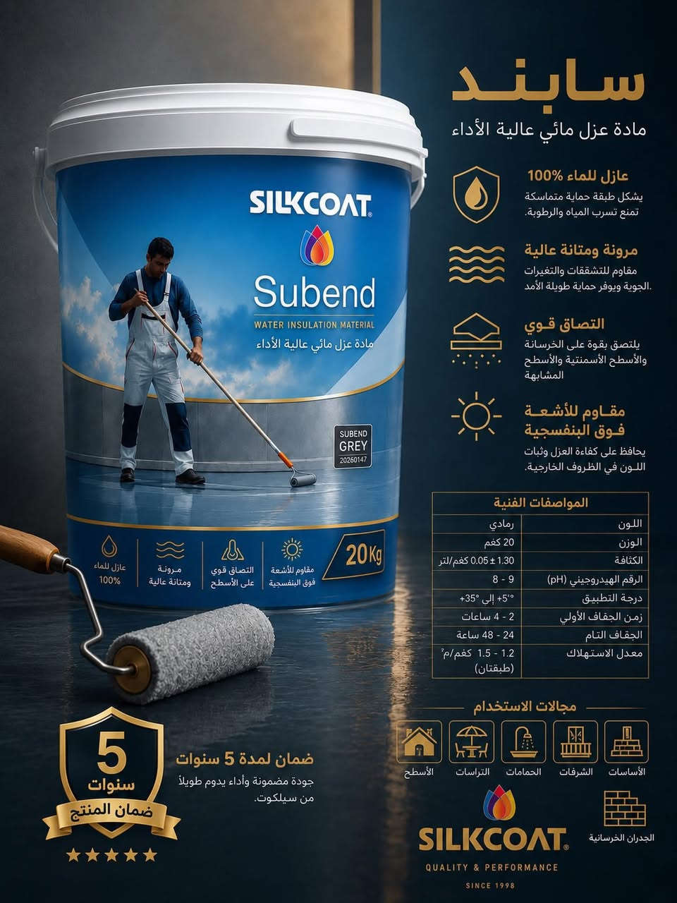 سلام عليكم

اصباغ سيلكوت التركية شركة عالميه اسعار جدآ مناسبه مقاربه الاسعار الاصباغ المحليه ضمان ١٠سنوات الي يحب متوفر جمله مفرد

***********
