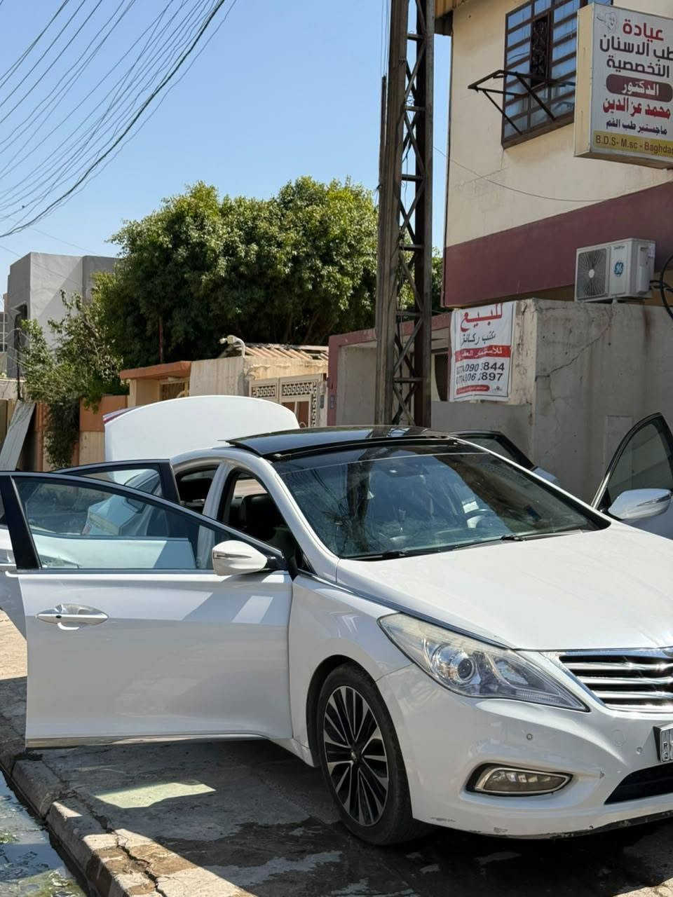 للبيع ازيره اكراند فول مواصفات 1/1كشنات جلد حار بارد فتحه سقف رادارات امامي خلفي محرك 3600 لون ابيض صافي رقم نينوى دولي سياره بسمي الستفسار على ارقام ***********/***********
