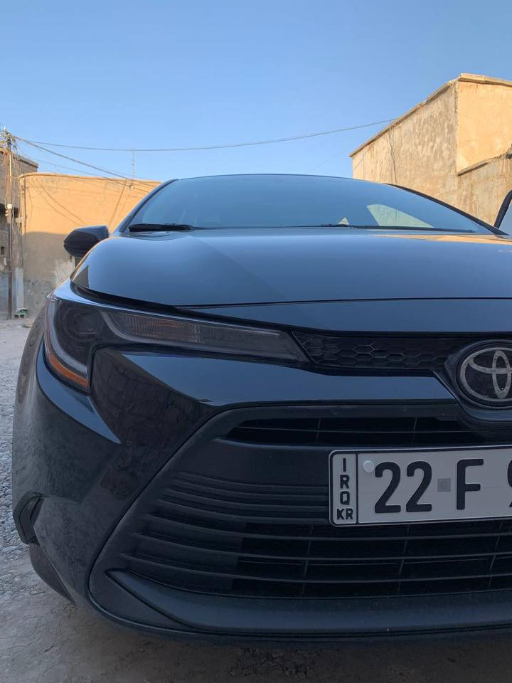 TOYOTA COROLLA 2023
٣٠هەزار مایل ڕۆیشتووە 
مواسەفاتLE
یەک بستی سبووغە خوار رەقەمی بێ ژوورەوە
کۆبۆنی مەوجوودە
*********** 
157 و مەجالی کەم
