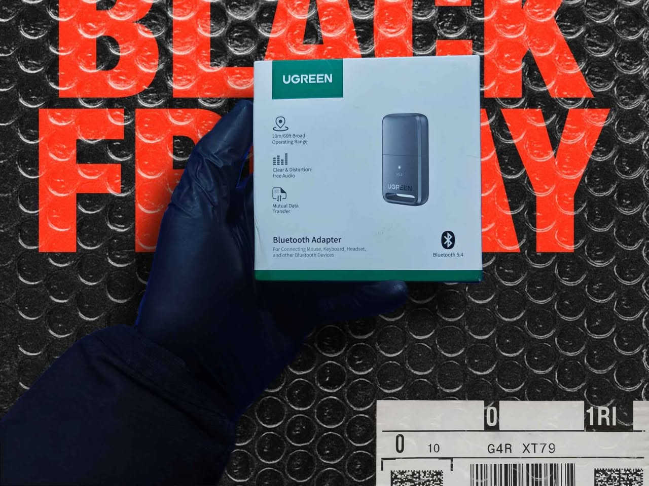 هذا محول بلوتوث Ugreen CM748. 
نطاق تشغيل واسع يصل إلى 20 مترًا (66 قدمًا).
صوت واضح وخالٍ من التشويش.
نقل بيانات ثنائي الاتجاه.
يستخدم تقنية البلوتوث 5.4.
يسمح بتوصيل ما يصل إلى 5 أجهزة في وقت واحد.
نطاق تشغيل واسع 20 م / 66 قدم
صوت واضح وخالٍ من التشويش
نقل بيانات ثنائي الاتجاه
محول بلوتوث
لتوصيل الماوس ولوحة المفاتيح وسماعة الرأس وأجهزة البلوتوث الأخرى
بلوتوث 5.4 بغداد, العراق


**إذا كنت صاحب هذا الإعلان وتريد حذفه لأي سبب، رجاءا أرسل رسالة إلى الدعم الفني**