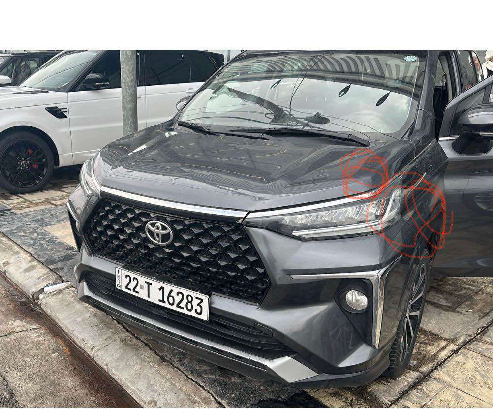 تويوتا فيلوز 2023 للبيع  7 راكب 
سعة المحرك 1600   4 سلندر اقتصادي
الممشه 9000 كم
السياره جديده معنه الكلمه بيها طخطخات بسيطه ومصبوغات   رقم اربيل تريد تحويل تريد وكاله 
السعر 155 وبيها مجال وبالعافيه علياخذها

***********
*********** بغداد, العراق
